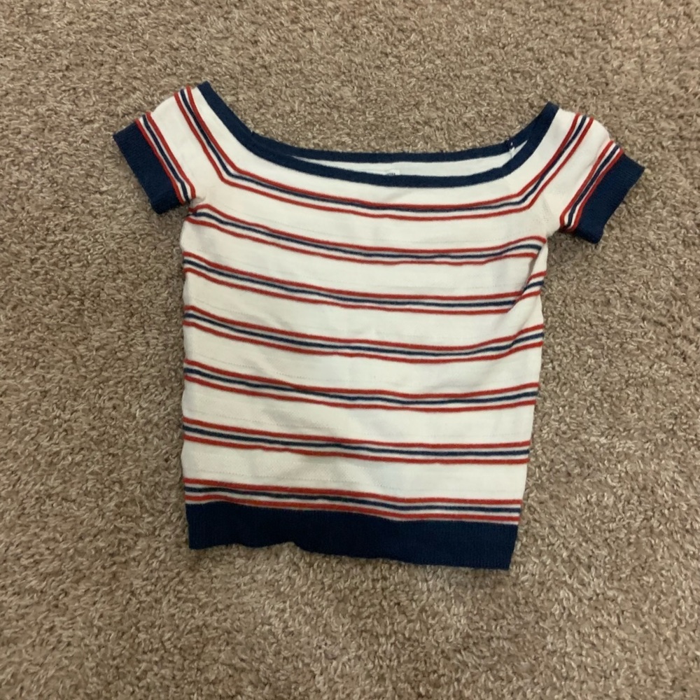 American Eagle Women’s Striped Crop Top